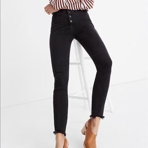 Madewell 10 inch high rise skinny jeans